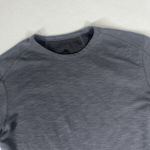 Tommy Bahama Mens Long Sleeve Shirt Large Gray Cotton Blend Marl Knit Pullover